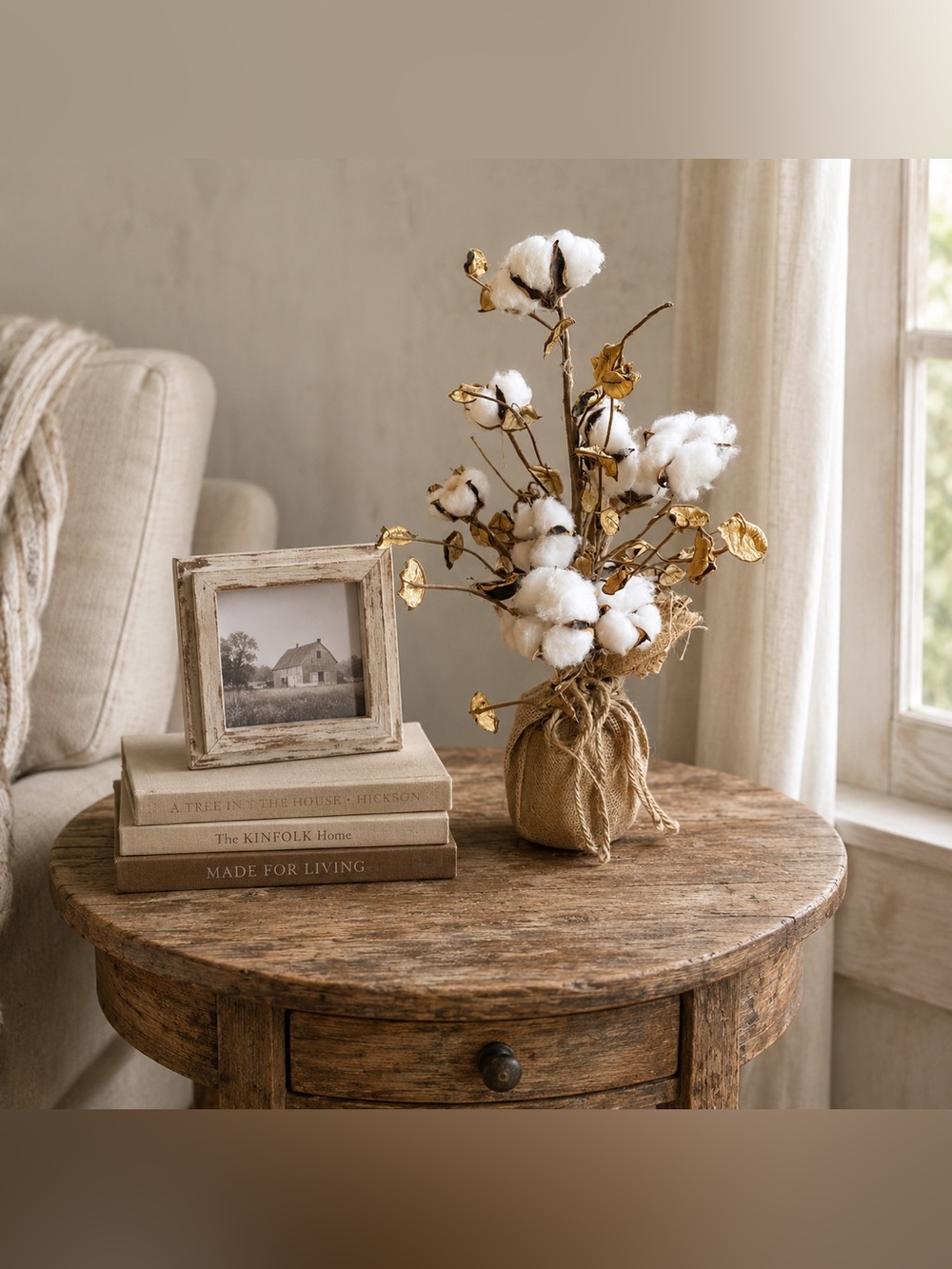 Elegant Cotton Wood Bouquet